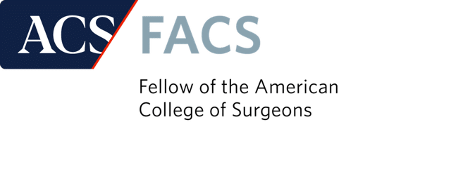 American College of Surgeons logo with FACS designation