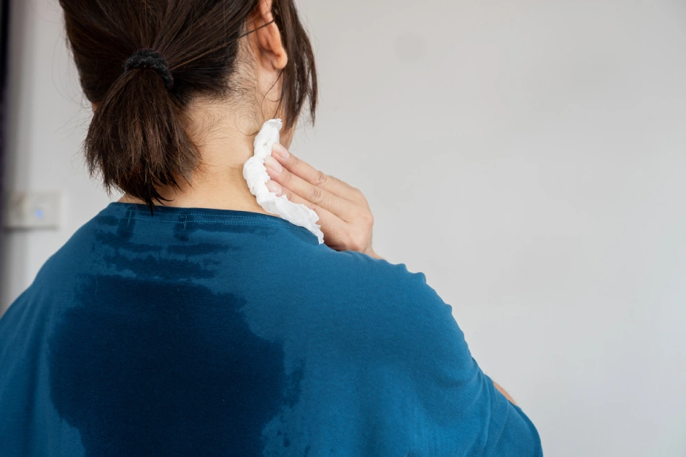 Excessive sweating in the body