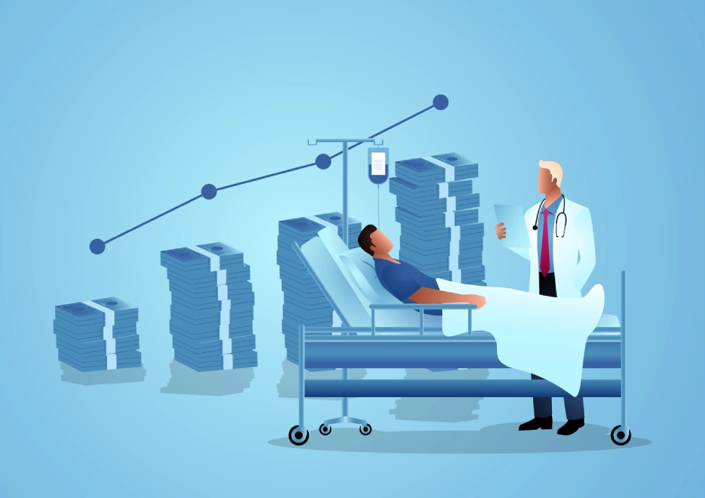 illustration of a doctor and a patient