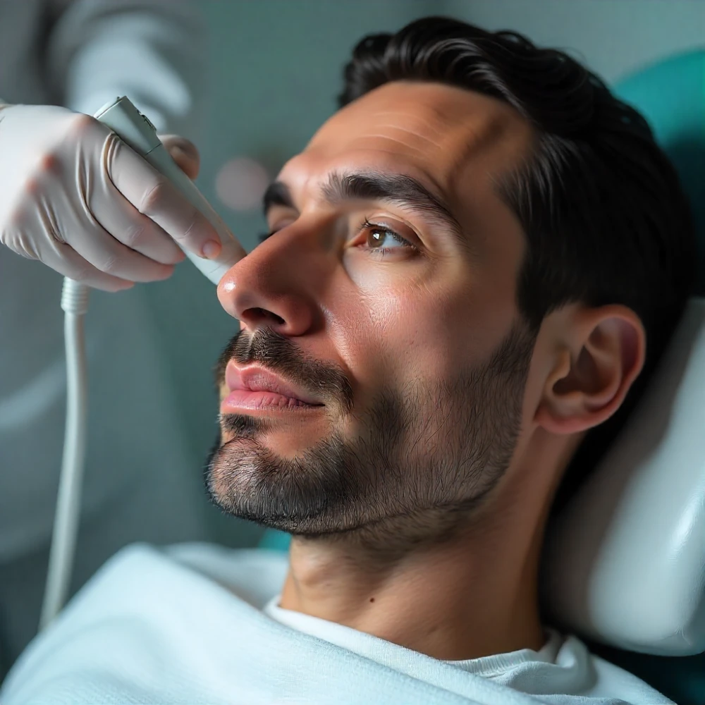 laser therapy for facial blushing