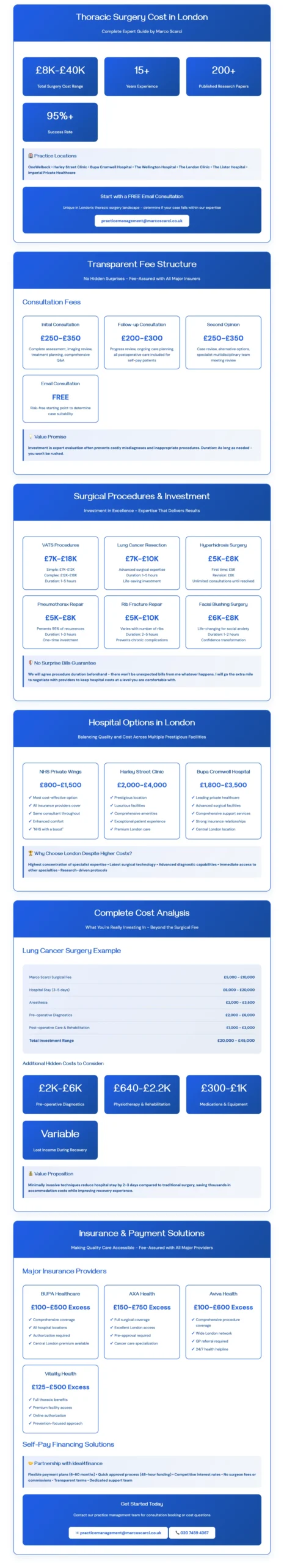thoracic surgery infographics