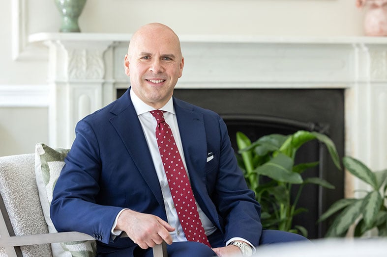 Mr. Marco Scarci, Consultant Thoracic Surgeon, in hospital setting.