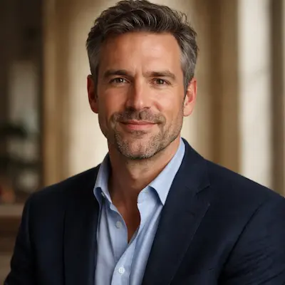 Portrait of man in a suit