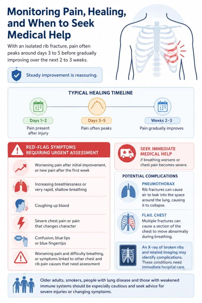 Monitoring Pain, Healing, and When to Seek Medical Help