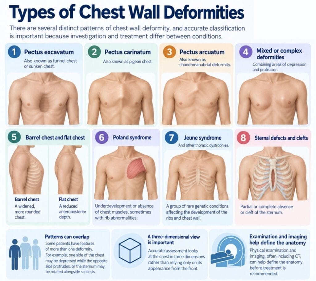 Types of Chest Wall Deformities