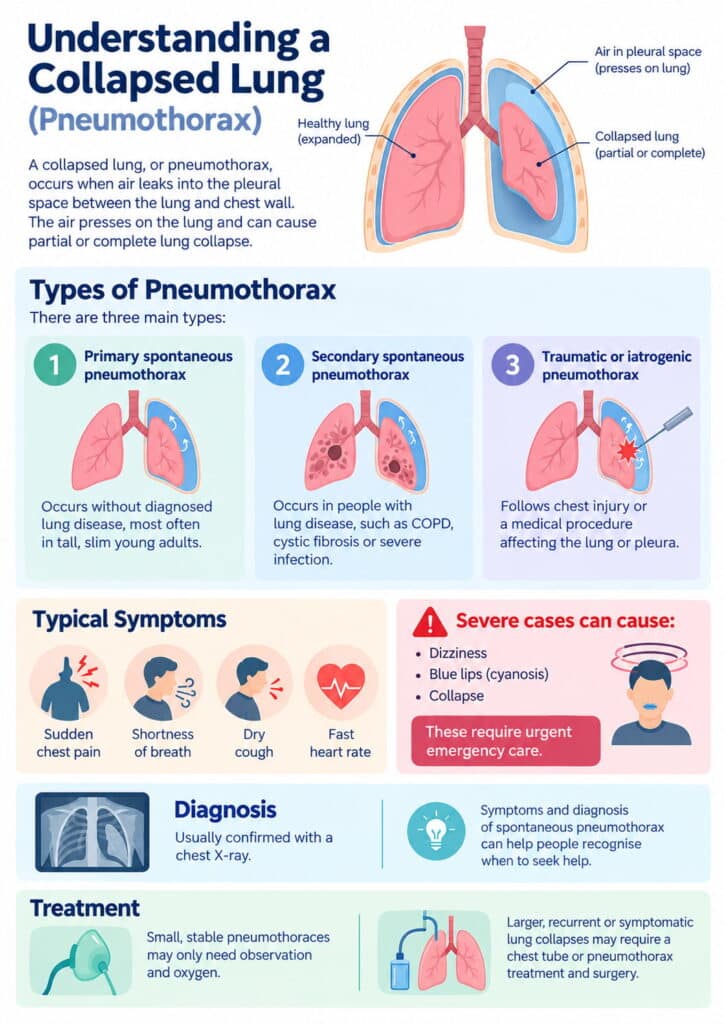 Can Either Smoking or Vaping Lead to a Collapsed Lung? 1 Understanding a Collapsed Lung (Pneumothorax)